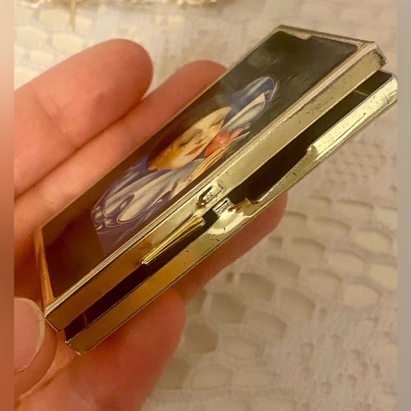 Art Deco Style Compact with Clown Design. Vintage (1960-1970) - Picture 4 of 7